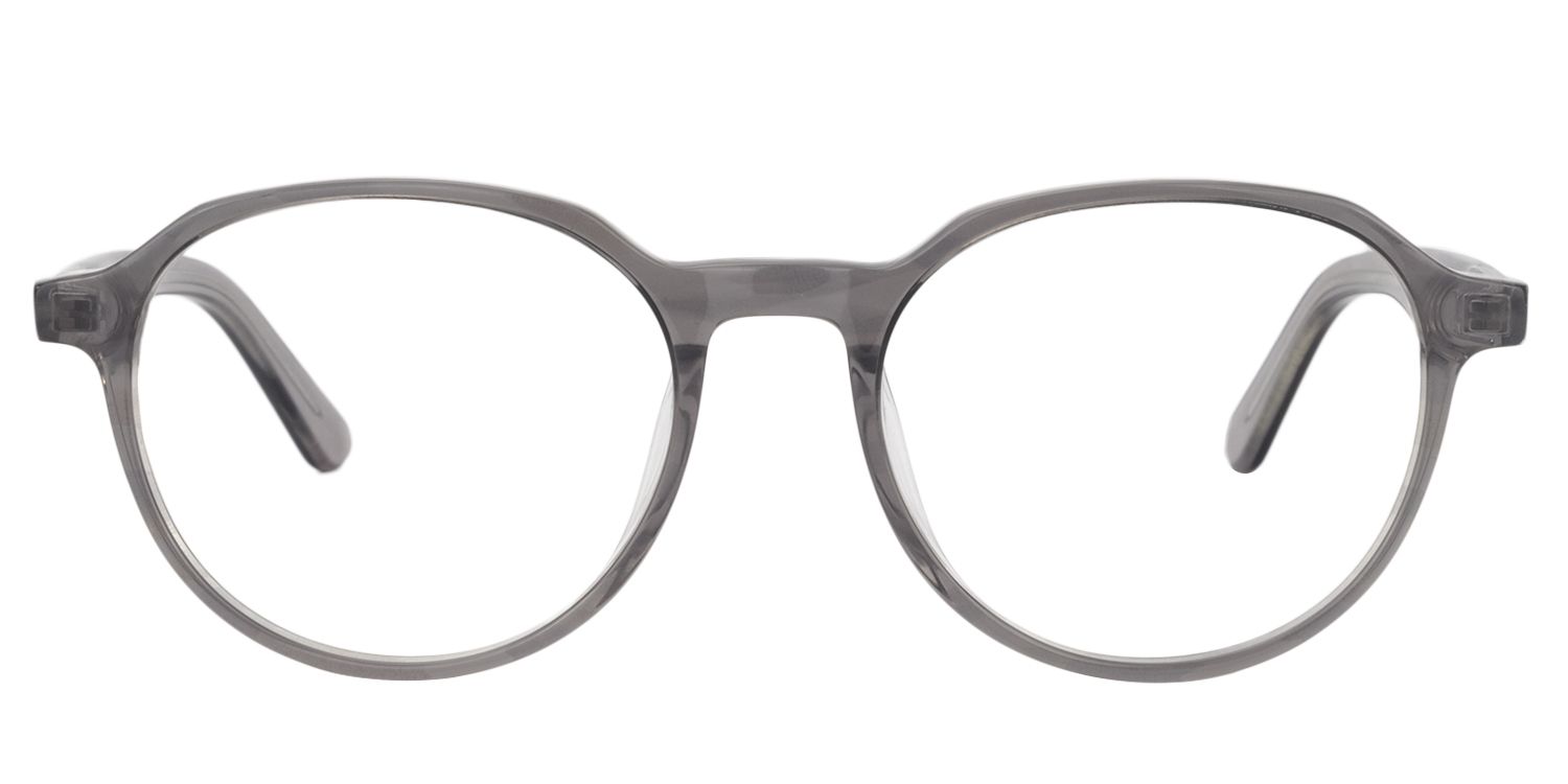 Round Gray Glasses | Zeelool Glasses0