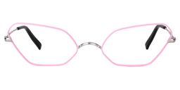 Xzavier Geometric Pink Glasses0