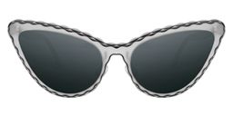 Freda Cat eye Gray Sunglasses0