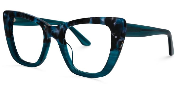 Lewis Cateye Blue Glasses