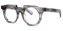 Mckoy Geoemtric Gray Glasses1