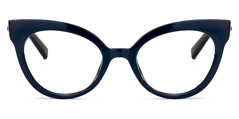 Miya Cateye Dark Blue Glasses