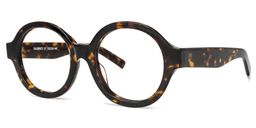 Chavis Round Tortoise Glasses1