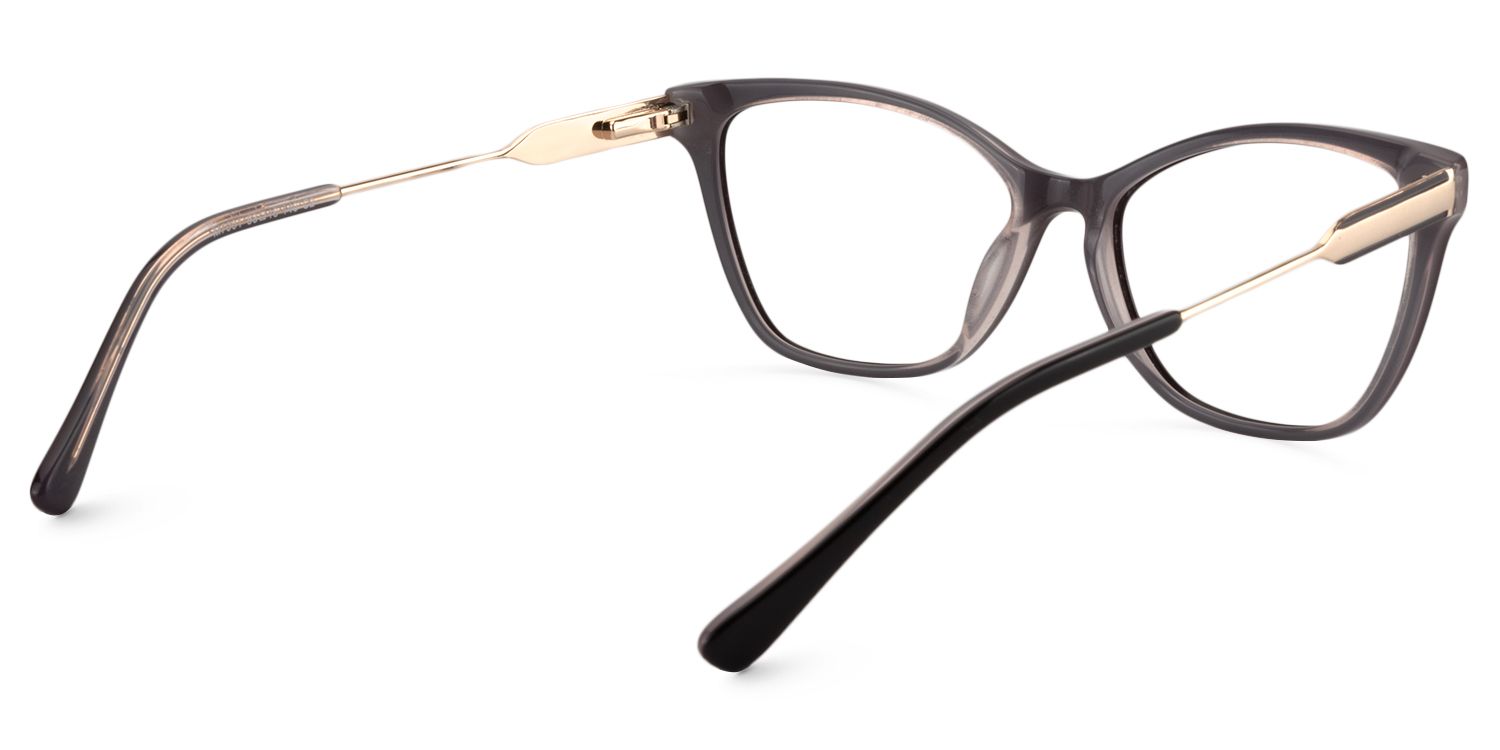 Cat eye Black Glasses | Zeelool Glasses5
