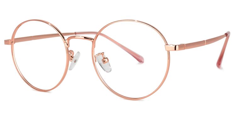 Garbsen Round Rose-Gold Glasses