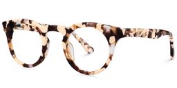 Abigail Round Light Tortoise Glasses3