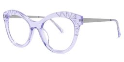 Mileva Cateye Purple Glasses1