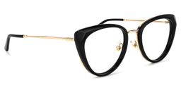 Blinda Cateye Black Glasses2
