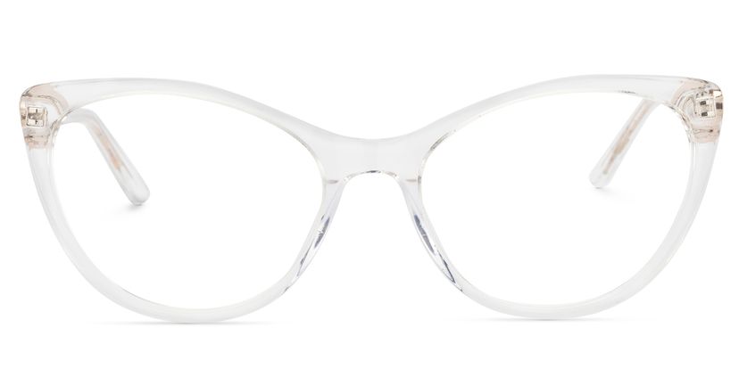 Calypso Cat Eye Clear Glasses