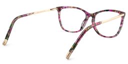 Camlin Square Red Floral Glasses5