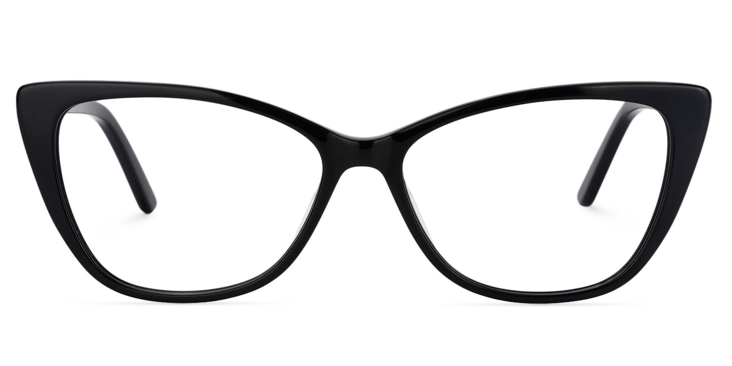 Cat eye Black Glasses | Zeelool Glasses0