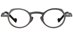 Clare Geometric Silver Glasses0