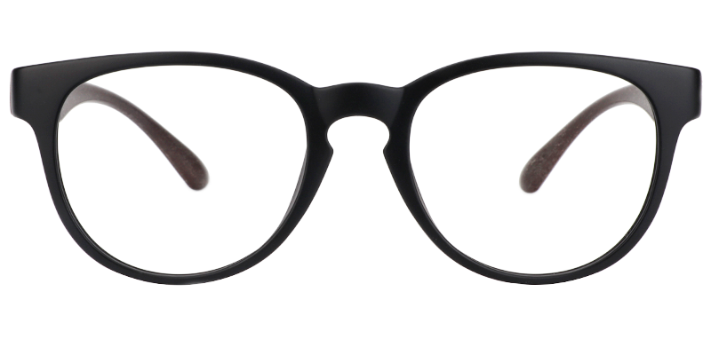 Round Black Glasses0