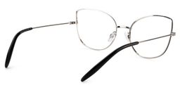 Carlton Cat Eye Silver Glasses5