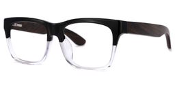 Atherbest Square Black-Clear Glasses1