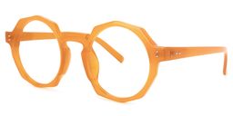 Goodwin Geometric Earthy-Yellow Glasses1