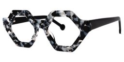 Barreto Geometric Marble Glasses1