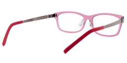 Anastasia Rectangle Pink-Red Glasses5