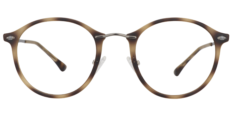 Round Light Amber Glasses | Zeelool Eyeglasses0