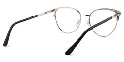 Cerise Browline Black Glasses5