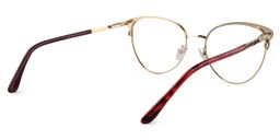 Cerise Browline Red Glasses5