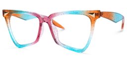 Cicely Geometrical Multicolor Eyeglasses1