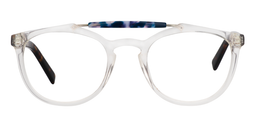 Brittany Aviator Clear Glasses0