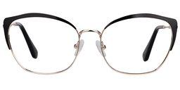 Heidi Cateye Black Glasses0