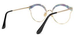 Jaleissy Geometric Floral Glasses3