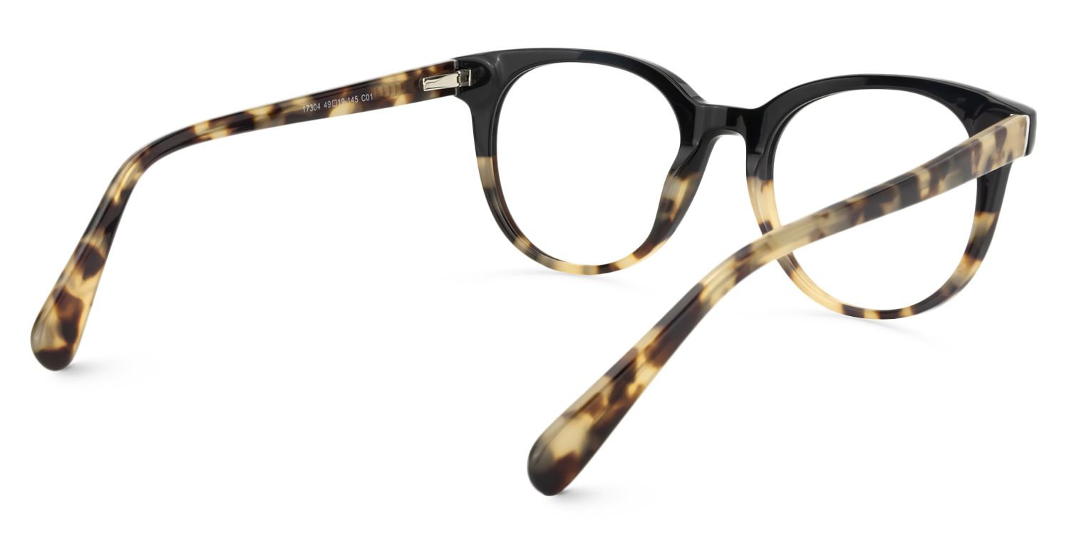 Round Tortoise Glasses | Zeelool Glasses5