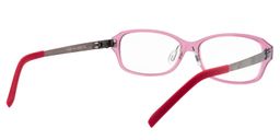 Arabela Rectangle Red-Pink Glasses5
