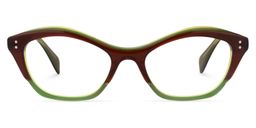 Carter Cat Eye Green Glasses0