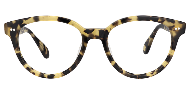 Oval Light Amber Glasses | Zeelool Eyeglass Frames0