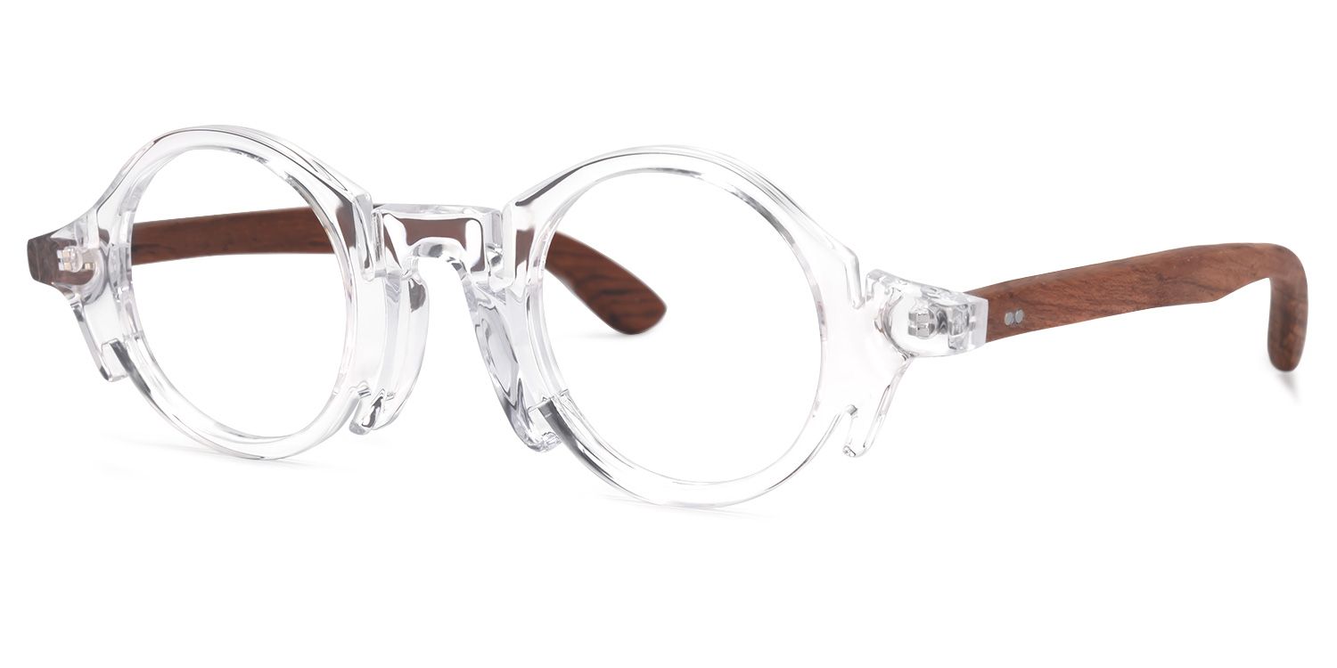 Round Clear Glasses | Zeelool Glasses1