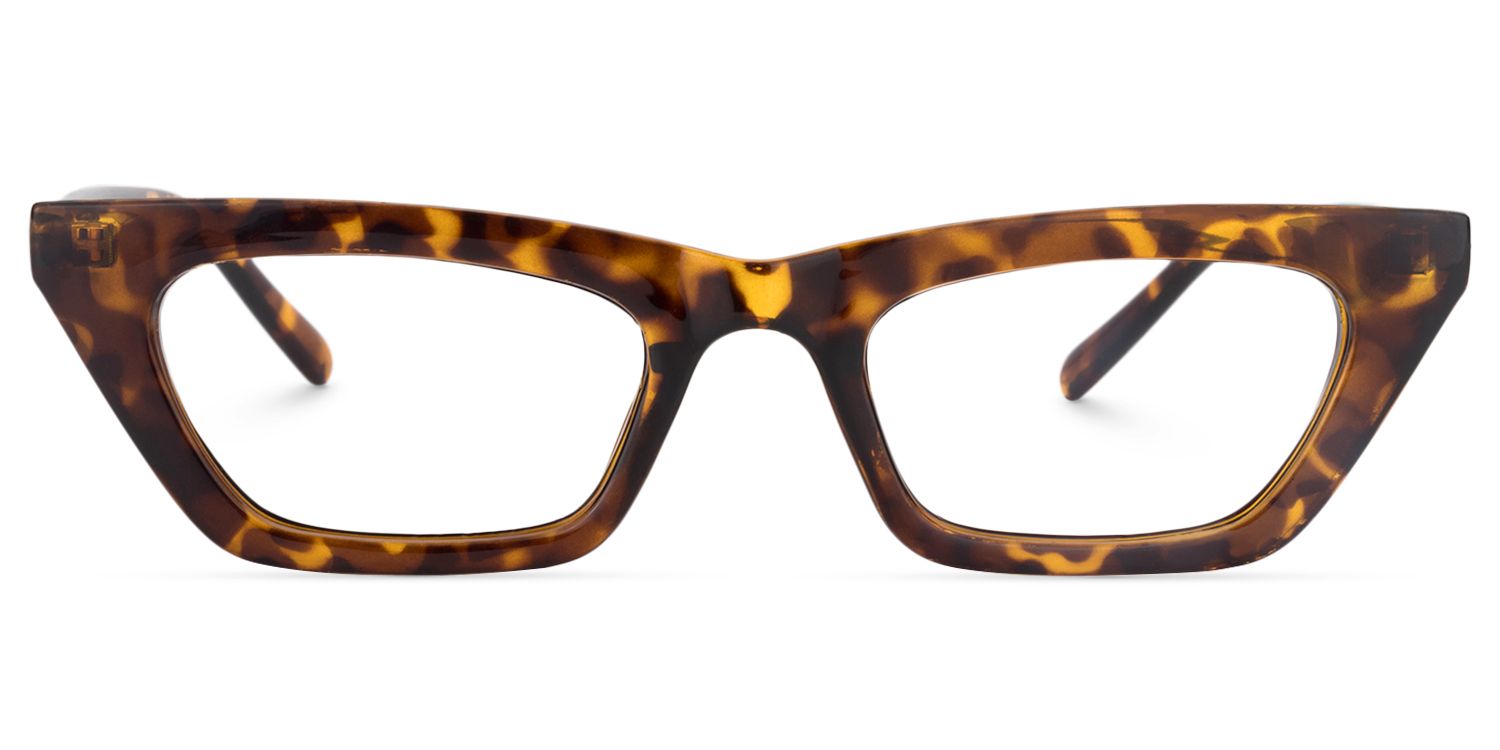 Cat Eye Yellow Tortoise Glasses | Zeelool Glasses0
