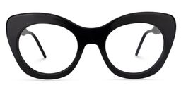 Maria Cat-eye Black Glasses0