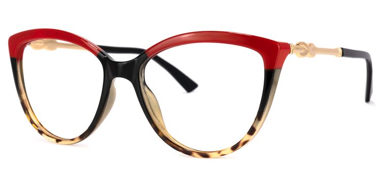 Omari Cateye Red Glasses