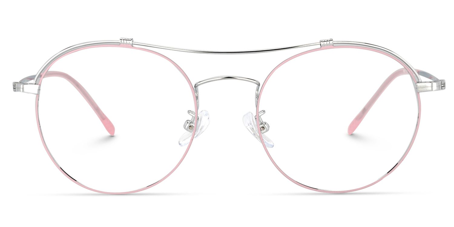 Aviator Pink Glasses | Zeelool Glasses0