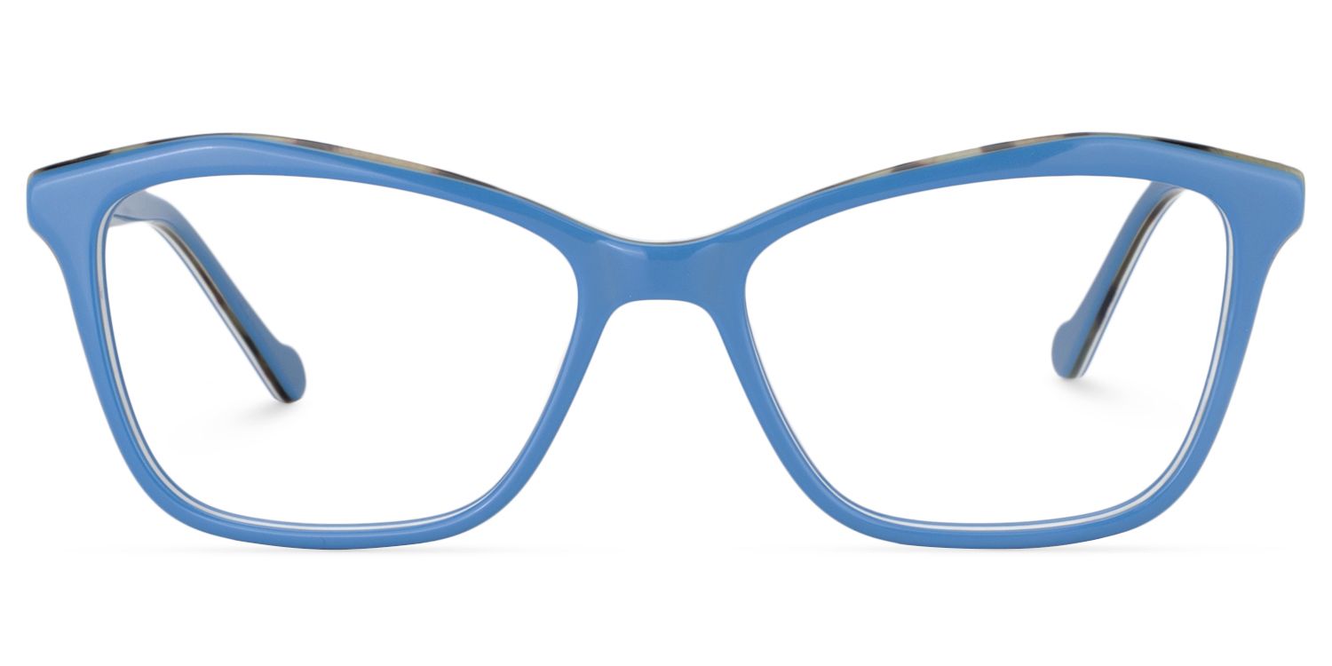 Rectangle Blue Glasses | Zeelool Glasses0