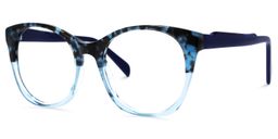 Sanchez Cateye Blue-Tortoise Glasses1