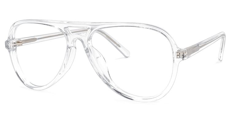 Erwin Geometric Clear Glasses