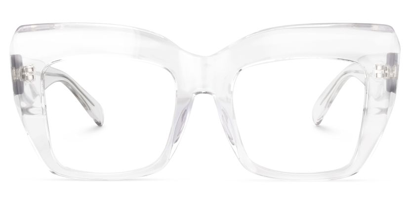 Charmaine Cat Eye Clear Glasses