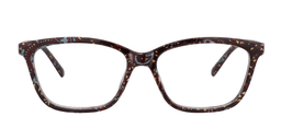 Deidre Rectangle Brown Reading Glasses0