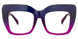Charmaine Cat Eye Purple Glasses0