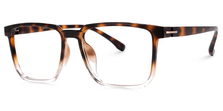 Zavala Rectangle Tortoise Glasses