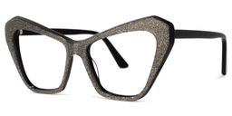 Benita Cateye Black Glasses1