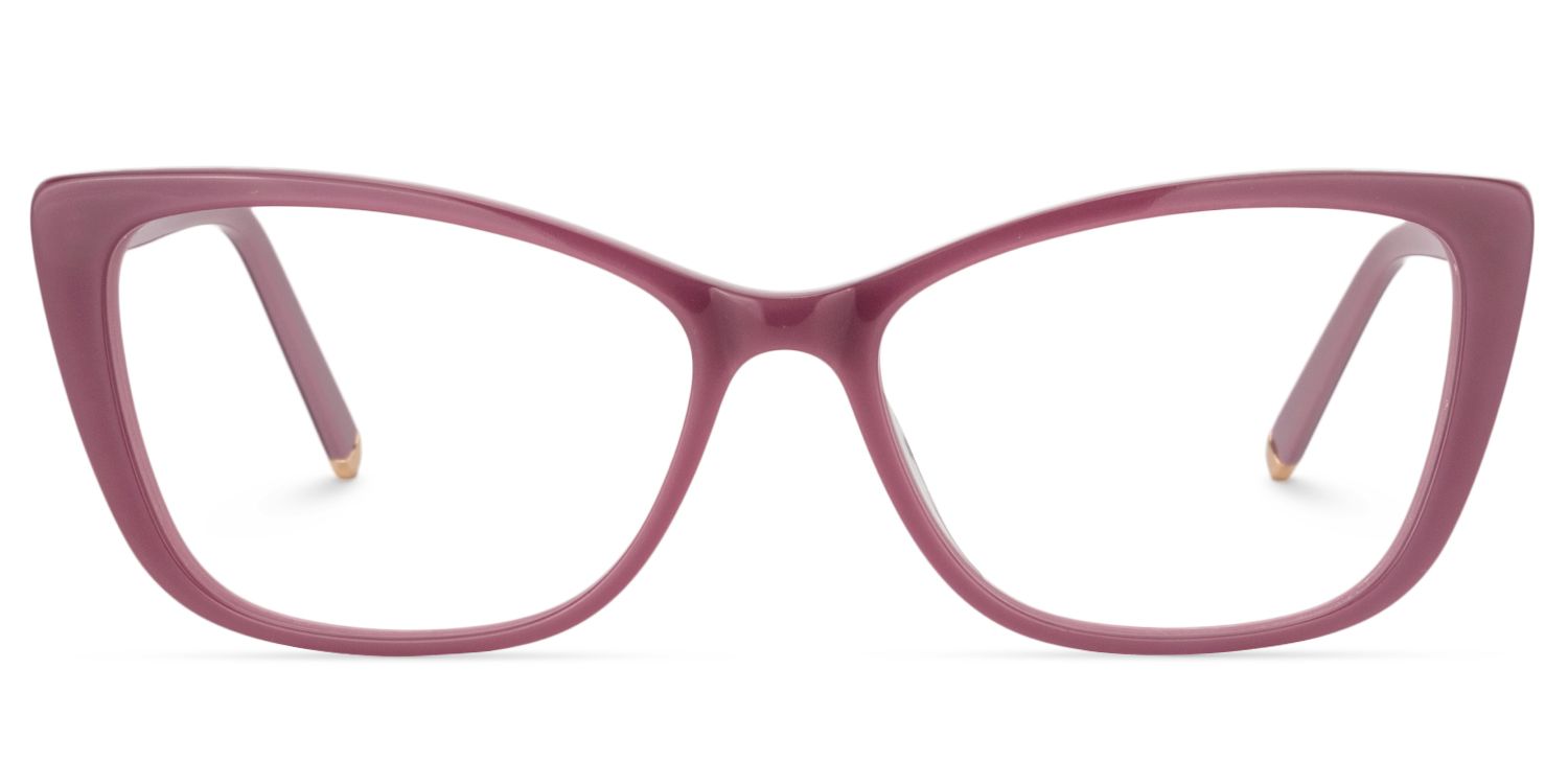 Cat Eye Amaranth Glasses | Zeelool Glasses0
