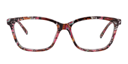 Deidre Rectangle Orange Reading Glasses0