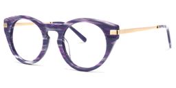 Morennah Cateye Purple Glasses1