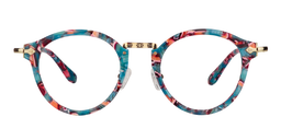 Felipa Round Floral Glasses0